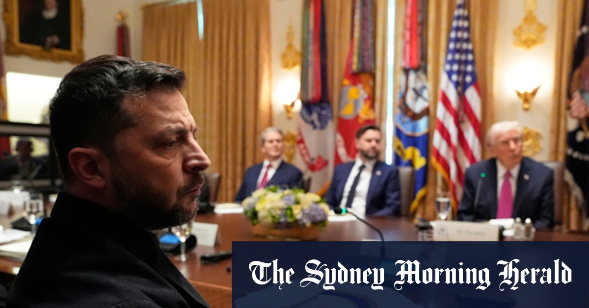 In tense meeting, Trump told Zelensky to concede land, meet Putin’s demands
