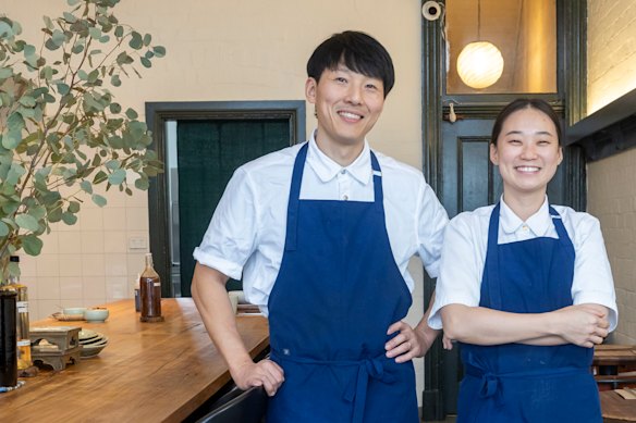 Sogumm’s owners, chefs Changhoon “Kimi” Kim and Suhyun “Su” Kim.