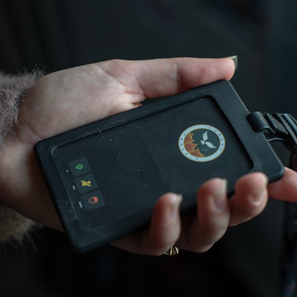 Staff carry duress buttons and monitor CCTV at the secret location for domestic violence perpetrators. 
