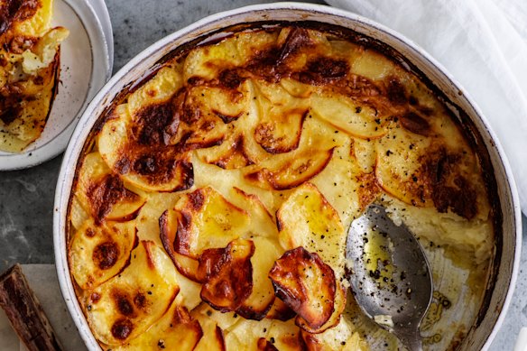 Neil Perrry’s potato gratin.