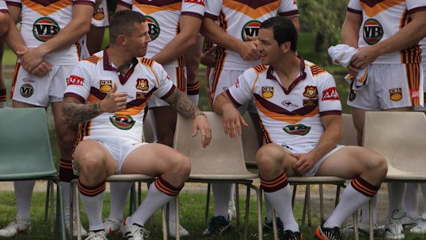 Todd Carney, left, and Jarrod Mullen during their time in the NSW Country team in 2012.