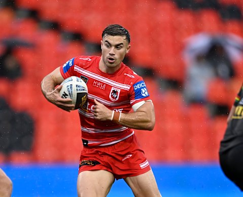 Rising star Jonah Glover in action for the Dragons next year.