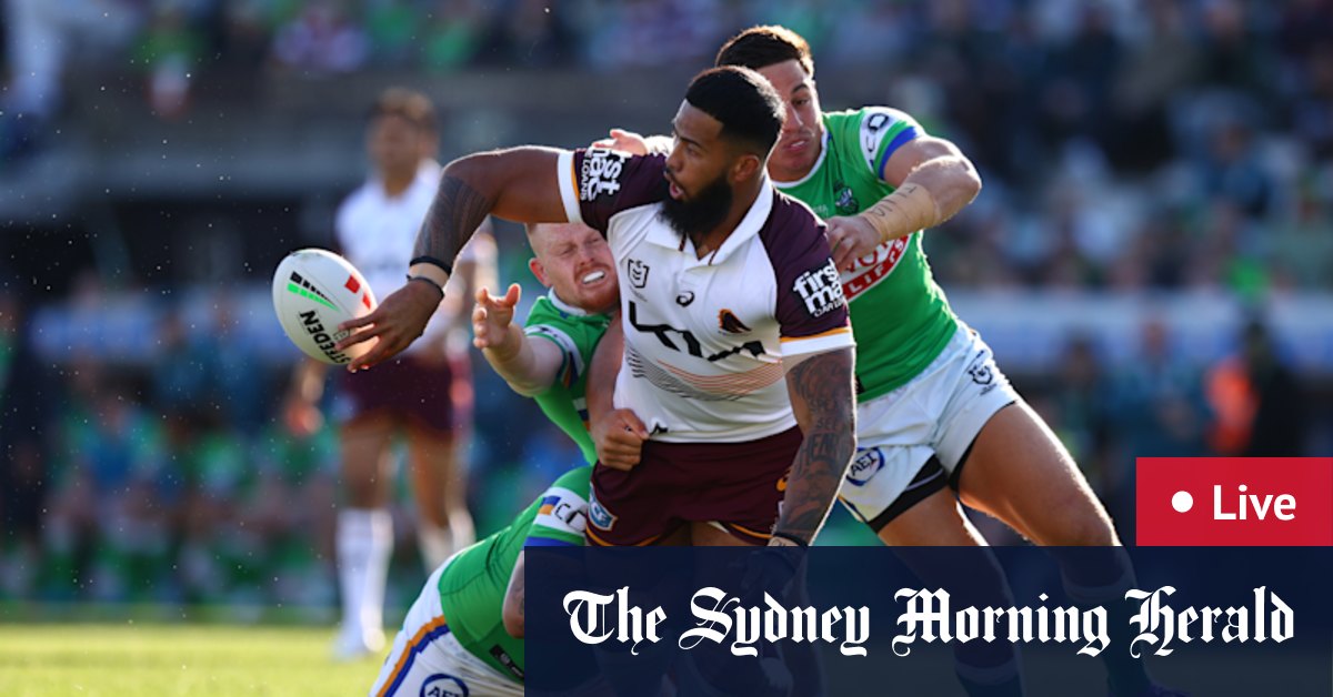 NRL Finals week 1 qualifying final scores, results, odds, squads and start time from GIO Stadium in Canberra