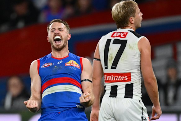 The unheralded Will Lewis had a night to remember for the Western Bulldogs.