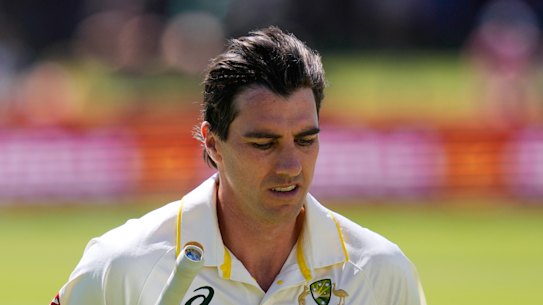 It was a first-innings capitulation for Pat Cummins’ men.