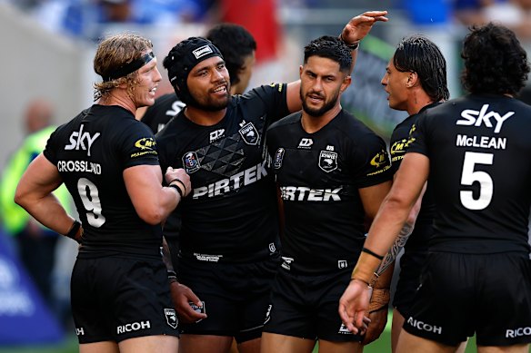 New Zealand had to fight back from 12-0 down against Samoa.
