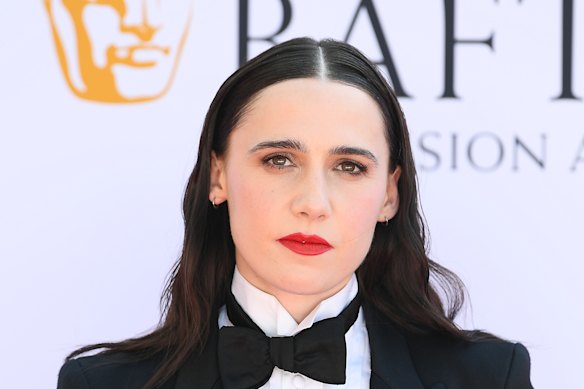 Kat Sadler, creator, writer and star of Such Brave Girls at the 2024 BAFTA Awards.