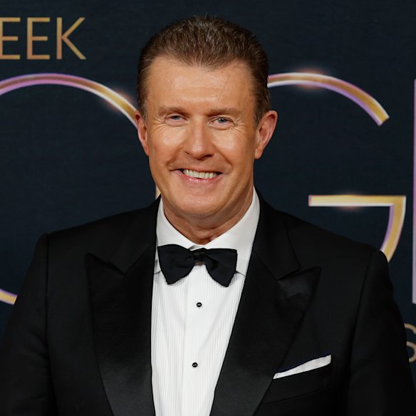Nine News presenter Peter Overton at the 2025 Logie Awards.