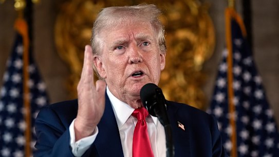 Former president Donald Trump.