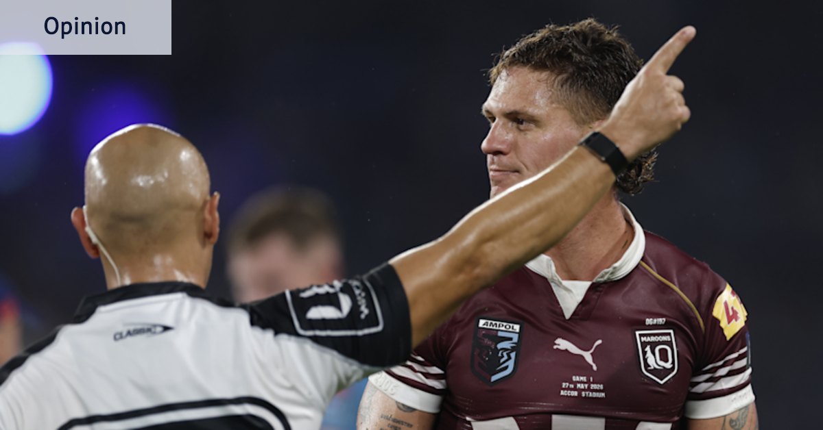 Queensland Maroons fullback Kalyn Ponga has a shoulder charge problem. NSW Blues will be hoping history repeats in State of Origin II