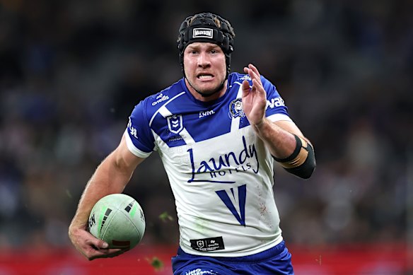 Matt Burton’s shift to centre against Cronulla threw Canterbury’s attack out.