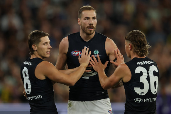 Harry McKay made his return through a VFL scratch on the weekend.