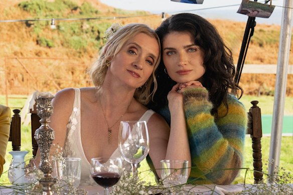 Eve Hewson (right) with Anne-Marie Duff in the second season of Bad Sisters.