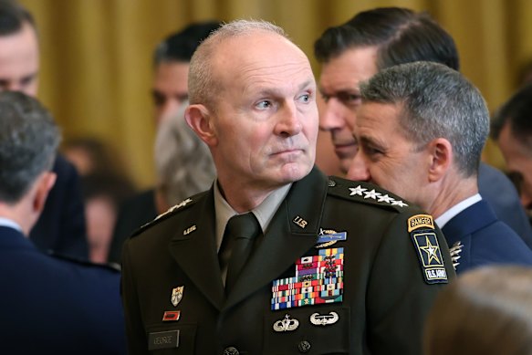 General Randy George&rsquo;s removal comes amid a wider shake-up of senior US military leadership.