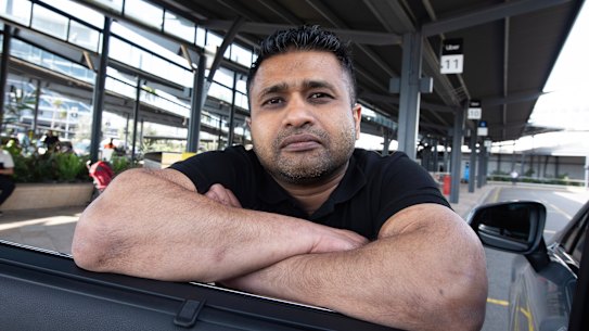 Taxi driver Imrul Hassan has faced significant financial losses due to the Uber rank.