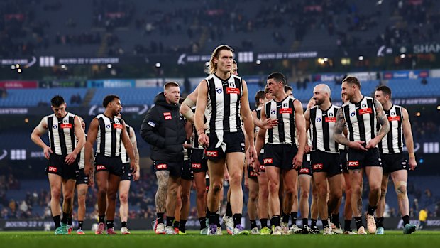 Darcy Moore and the Magpies have plenty to contemplate as the finals draw nearer.