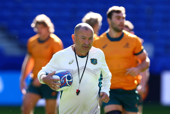 Eddie Jones did not radiance  for the Wallabies the 2nd  clip  around.