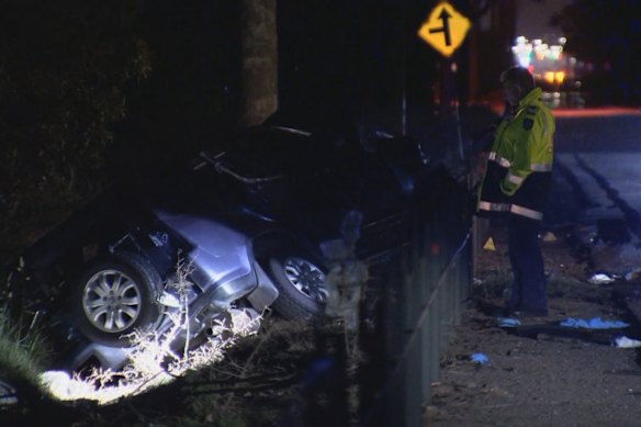 A 17-year-old boy died in the Truganina crash.