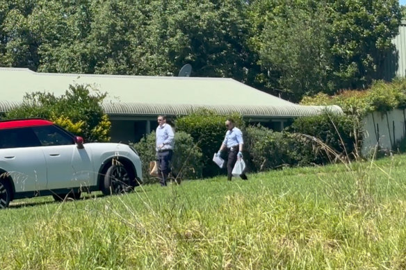 Police executed a search warrant on a property located on Derriwong Road, Dural, on January 21.