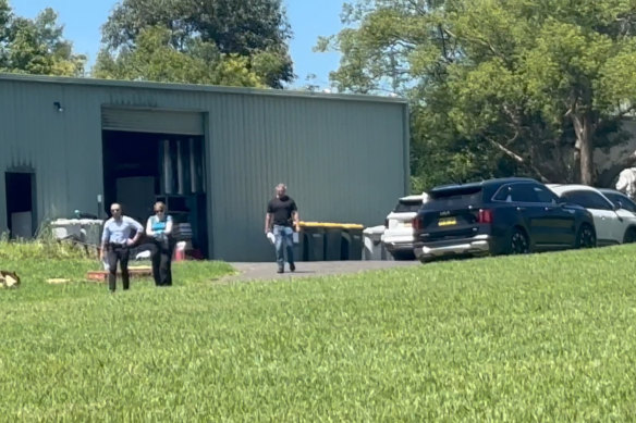 Explosives were found inside a caravan at a Dural property in Sydney’s north-west on January 19.