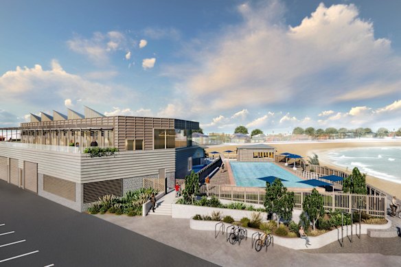 An artist’s impression of the proposed redevelopment.