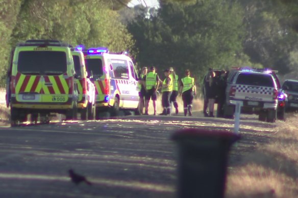 Four people have been killed and five people seriously injured after a minivan rolled off a road and crashed into a tree in northern Victoria.