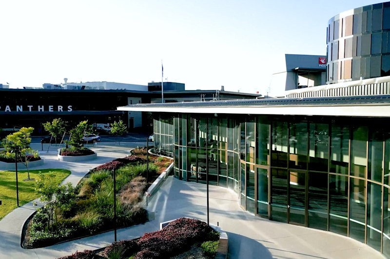 The Western Sydney Convention Centre is part of a $110 million development by the Panthers Group.