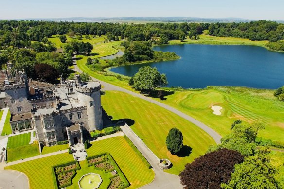 Ireland’s Dromoland Castle and its expansive grounds.