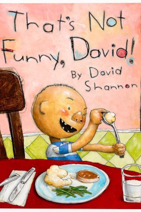 The cover of That’s Not Funny, David, by American author David Shannon.