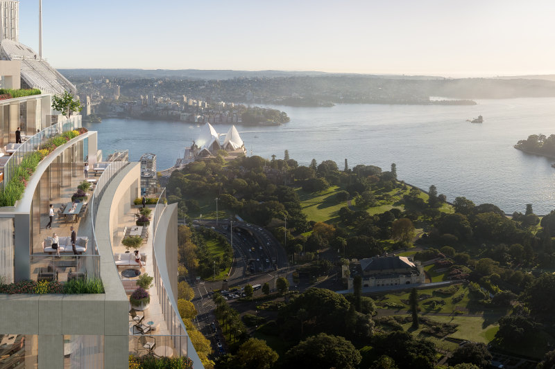 The Chifley South tower in Sydney that Charter Hall is developing.