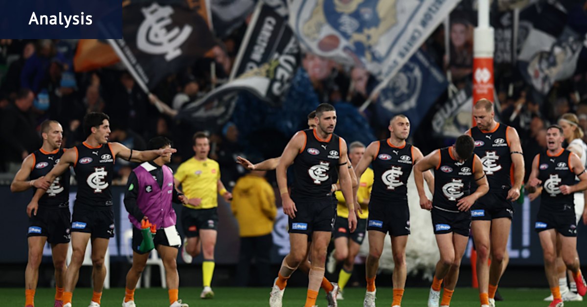 How the Carlton Blues and West Coast Eagles are still a realistic chance of playing finals football in the AFL’s top 10 system