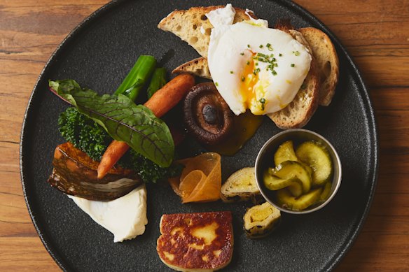 Winter breakfast plate.