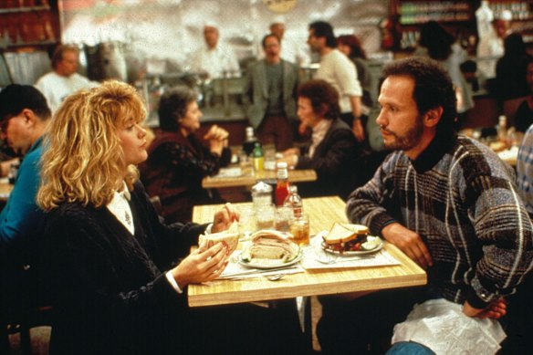 The famous diner scene from When Harry Met Sally. 