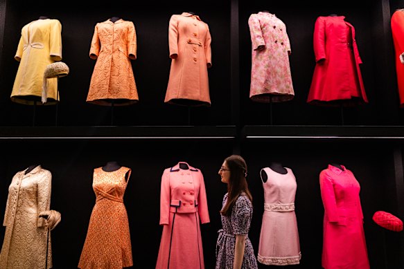 A display of colour-blocked day wear.