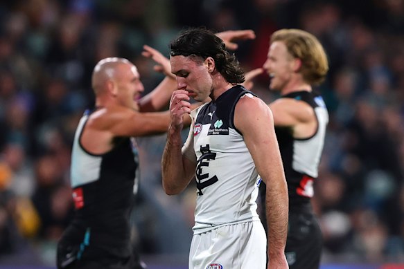 The Blues lost by 50 points but were flattered by the final margin.