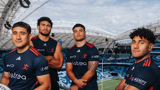 Benaiah Ioelu, Robert Toia, Salesi Foketi and Siua Wong have come through the ranks together at the Roosters.
