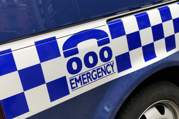 Police are investigating a crash in Ravenhall after a van became wedged underneath a parked semi-trailer.