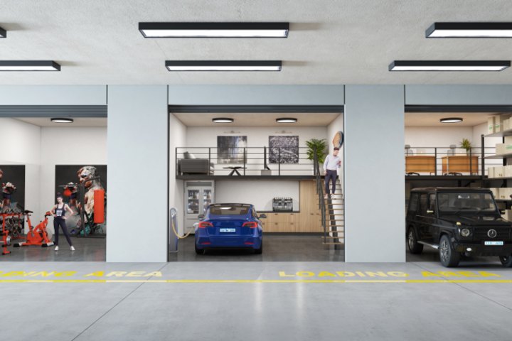 A render of Ledlin’s Flexie spaces.