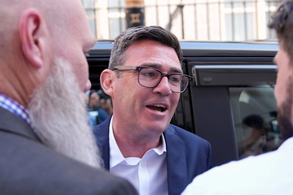 Andy Burnham arrives at Portcullis House in Westminster on Monday.