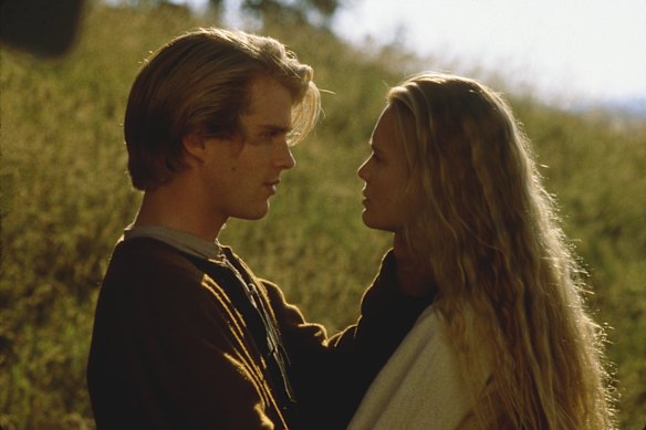 Cary Elwes and Robin Wright in Reiner’s The Princess Bride. 
