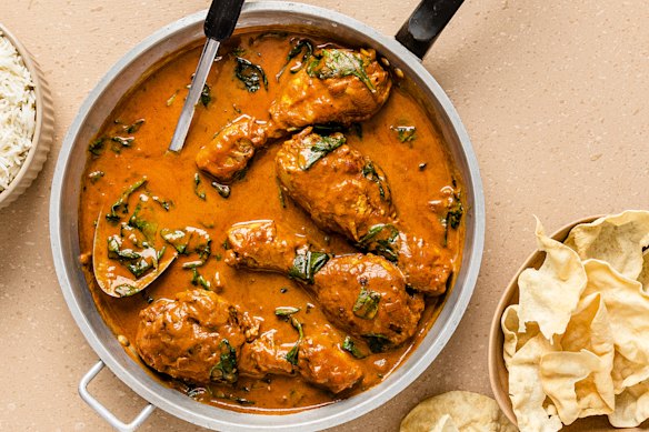 Chicken coconut curry.