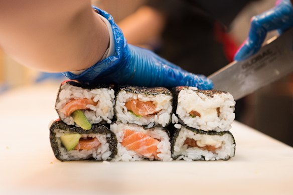 Sushi Hub is one of thousands of shops selling grab-and-go hand rolls in Australia.