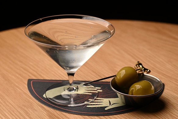 Jabberwock - a martini with fino sherry.