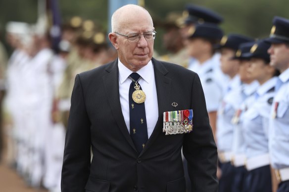 Governor-General David Hurley was defended by his official secretary at a Senate estimates hearing over his role in the Morrison secret ministries’ scandal.