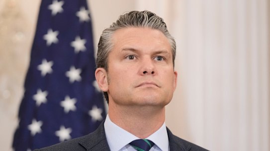 Defence Secretary Peter Hegseth.