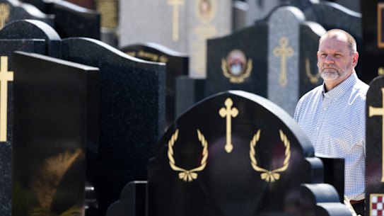 Rob Luscombe, President of peak body the Cemeteries and Crematoria Association of Victoria.