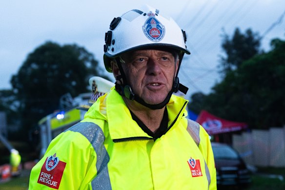 Fire and Rescue NSW Chief Superintendent Ross Genders. 