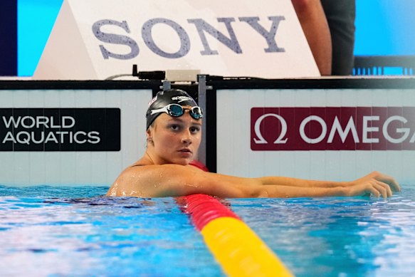 Canadian star Summer McIntosh. 