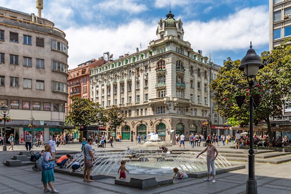 Knez Mihailova Street where locals shop, lick ice creams and sit on café terraces.