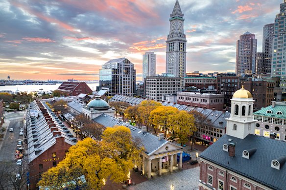 Boston’s Faneuil Hall Marketplace.